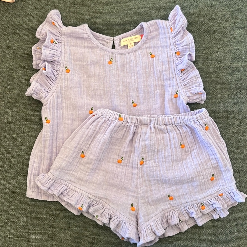 Pink Chicken Girls Roey 2-Piece Set - Lavender Oranges